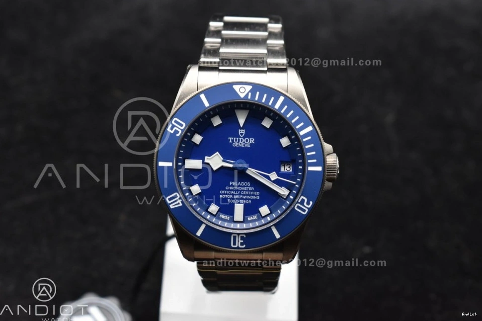 A2824 1:1 Blue Bracelet Edition Best Pelagos ZF V5 Titanium on 0124